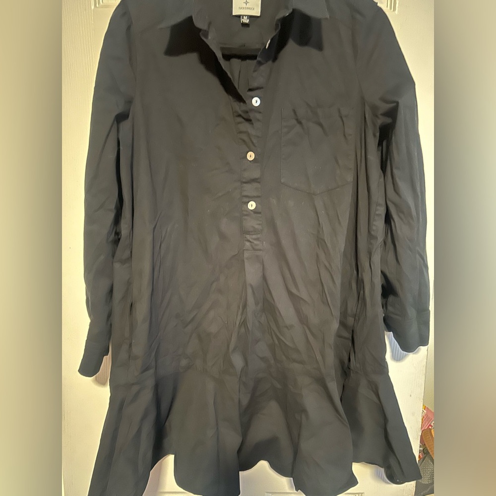 Tuckernuck Callahan Shirt Dress in Black - Size M